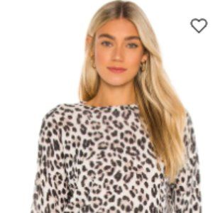 ALICE & OLIVIA  Leopard Print Cashmere